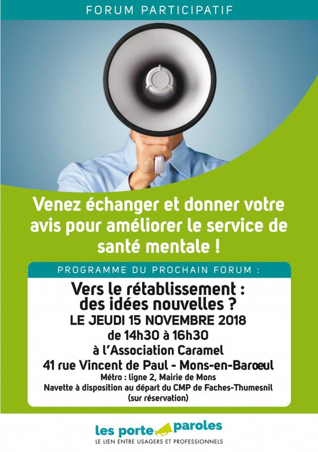 Flyer Forum Participatif