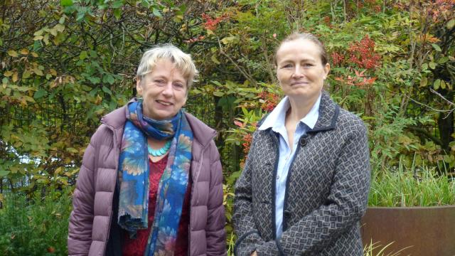 Hélène Vandenbroucquen et Marie-Paule Cinar, 2 des 4 porte-paroles des usagers du pôle 59G20